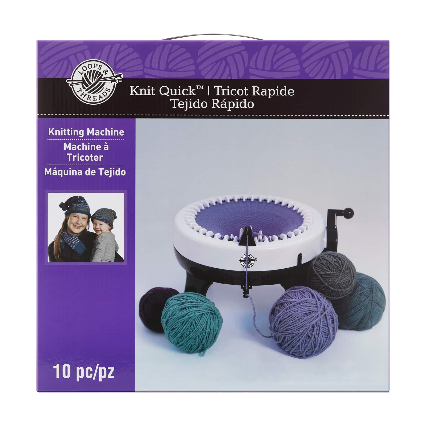 Loops & Threads Knit Quick Knitting Machine - 10 Pieces - Each